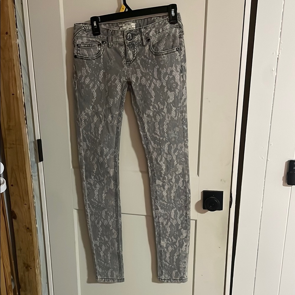 FP Patterned Skinny Jeans